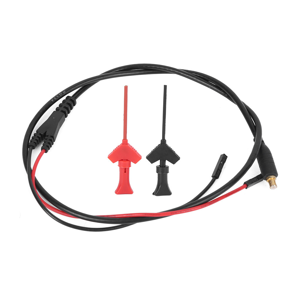 Prüfkabel Mit Anschlussdrahtstecker, 2 Mm Rot-schwarzer Messhaken, Für Oszilloskope Und Elektronische Testgeräte.