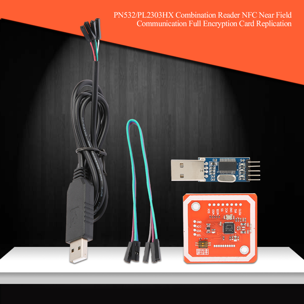 Nfc-modul Pn532 + Adapter Pl2303hx, Rfid-lese-/schreibgerät, Verschlüsseltes Smartcard-kopieren, Komplettset