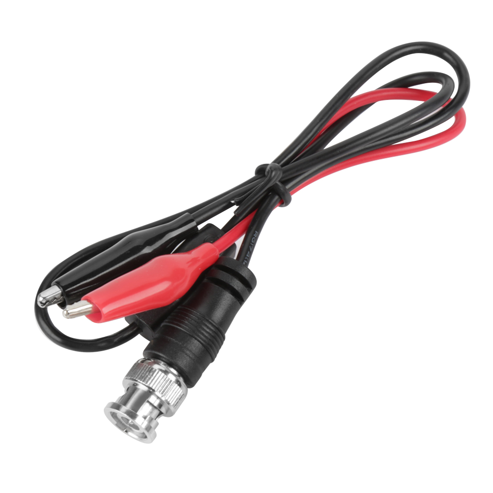 2-teiliges Oszilloskop-testkabel, Q9-stecker Bnc-prüfspitze Auf Doppelkrokodilklemme, 0,5 M
