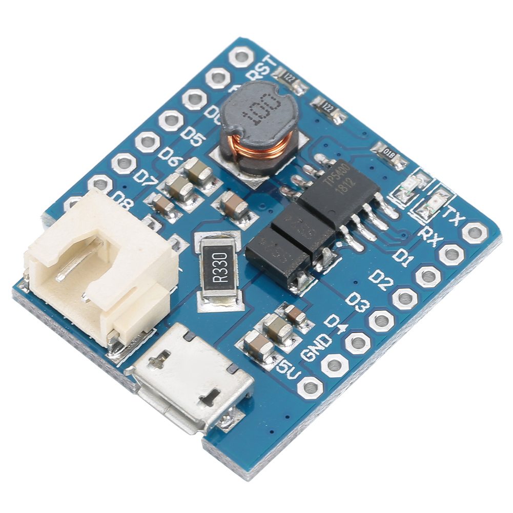 2er-pack D1 Mini Battery Shield Modul Lithium-ladegerät 3,7 V Mit Boost, Ladeplatine Für Arduino