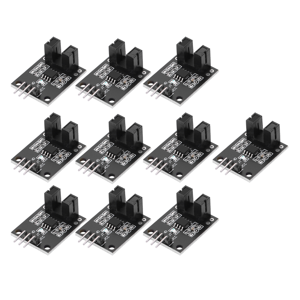 10-teiliger Fotoelektrischer Infrarotsensor, Motordrehzahlerkennungsmodul, Arduino-kompatible Elektronische Bauteile