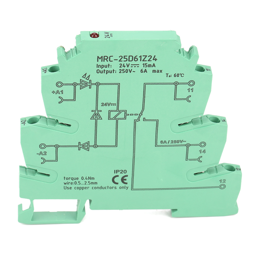 Mrc-25d61z24 Ultradünnes 24-v-dc-relaismodul, Sps-ausgangsverstärker, 24-v-modulplatine