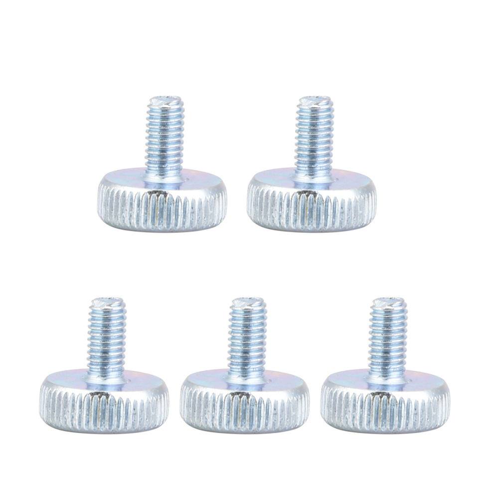 M5 Flachrundkopfschraube Aus Verzinktem Stahl, M5x10 Rändelschraube, 5er-packung