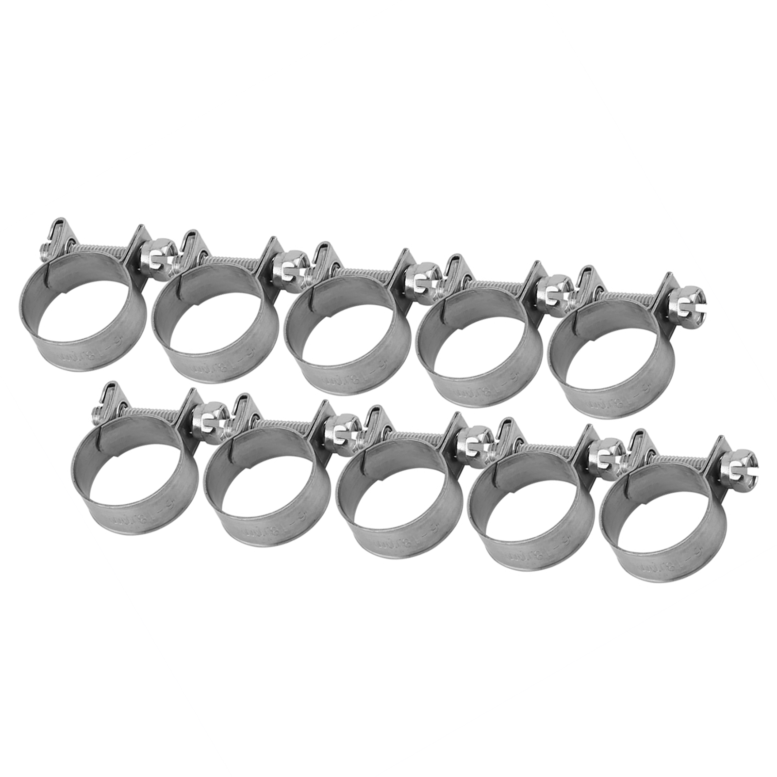 Mini-schlauchschelle Aus Edelstahl Für Rohre Mit 6–20 Mm Durchmesser, 10er-packung, Verschiedene Größenoptionen
