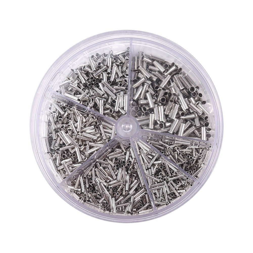 1900-teiliges Set Flammhemmender Crimp-kupferdrahthülsen, Drahtanschlussverbinder, 0,5-2,5 Mm²