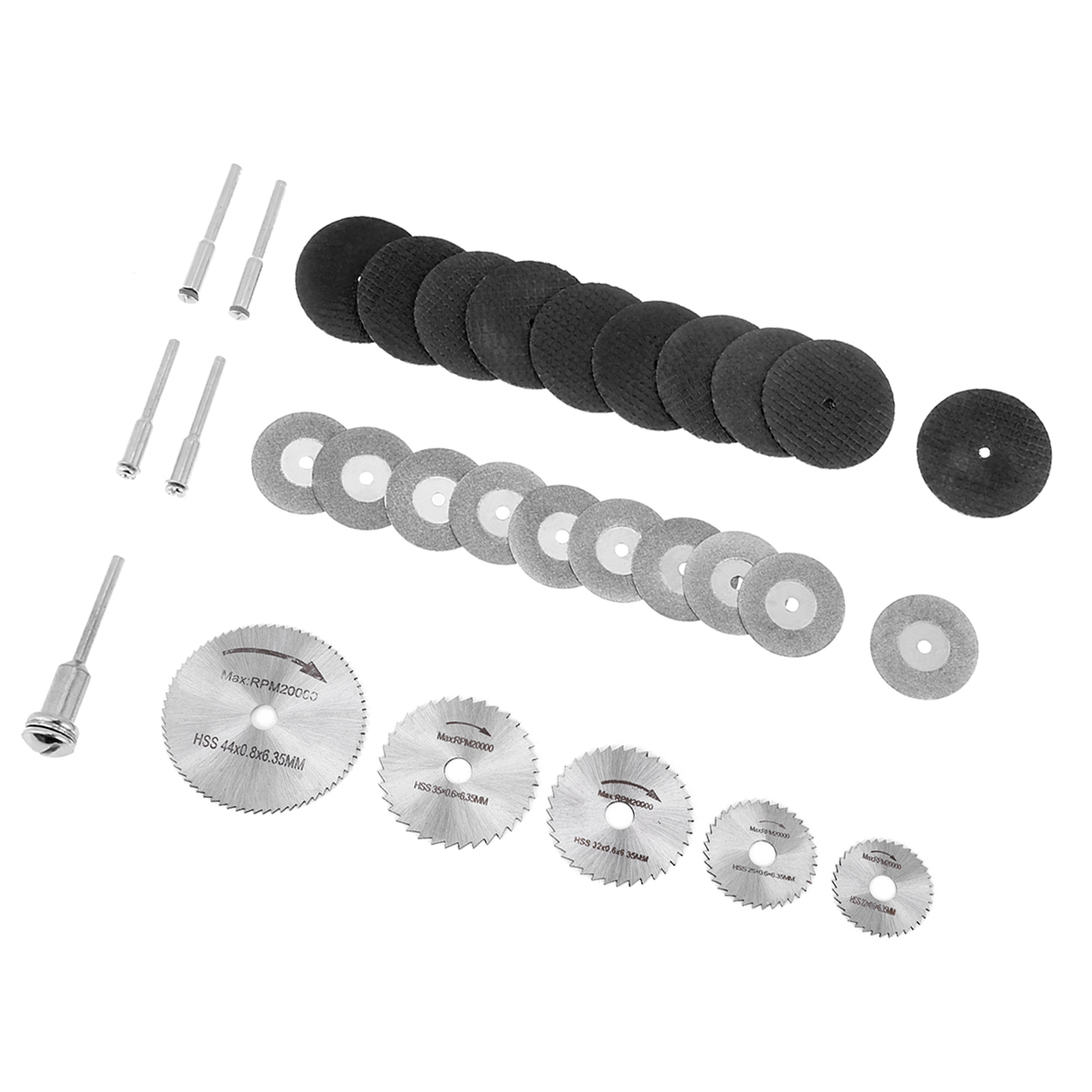 Packung Mit 30 Hss-diamant-kreissägeblättern Und -aufsätzen Für Rotationswerkzeuge