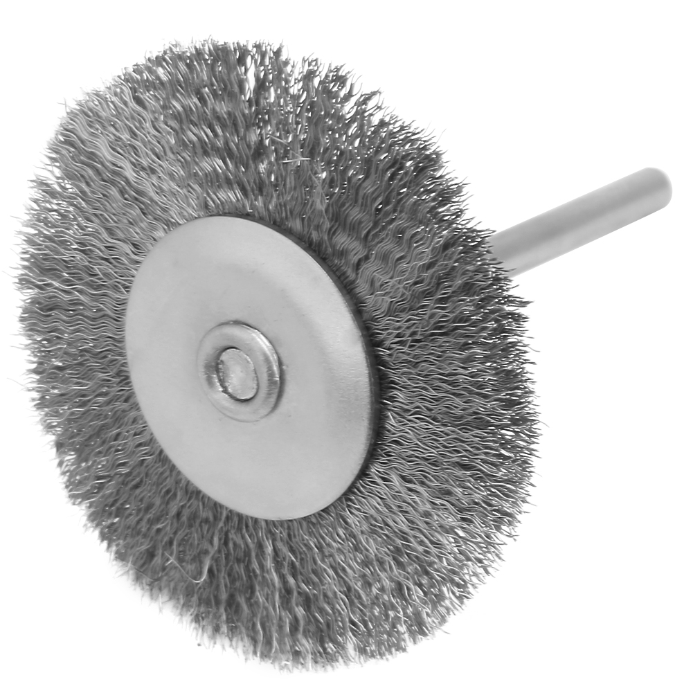 10 Flachkopf-stahldrahtpolierbürsten Mit Tiefer Spitze (3x38mm)
