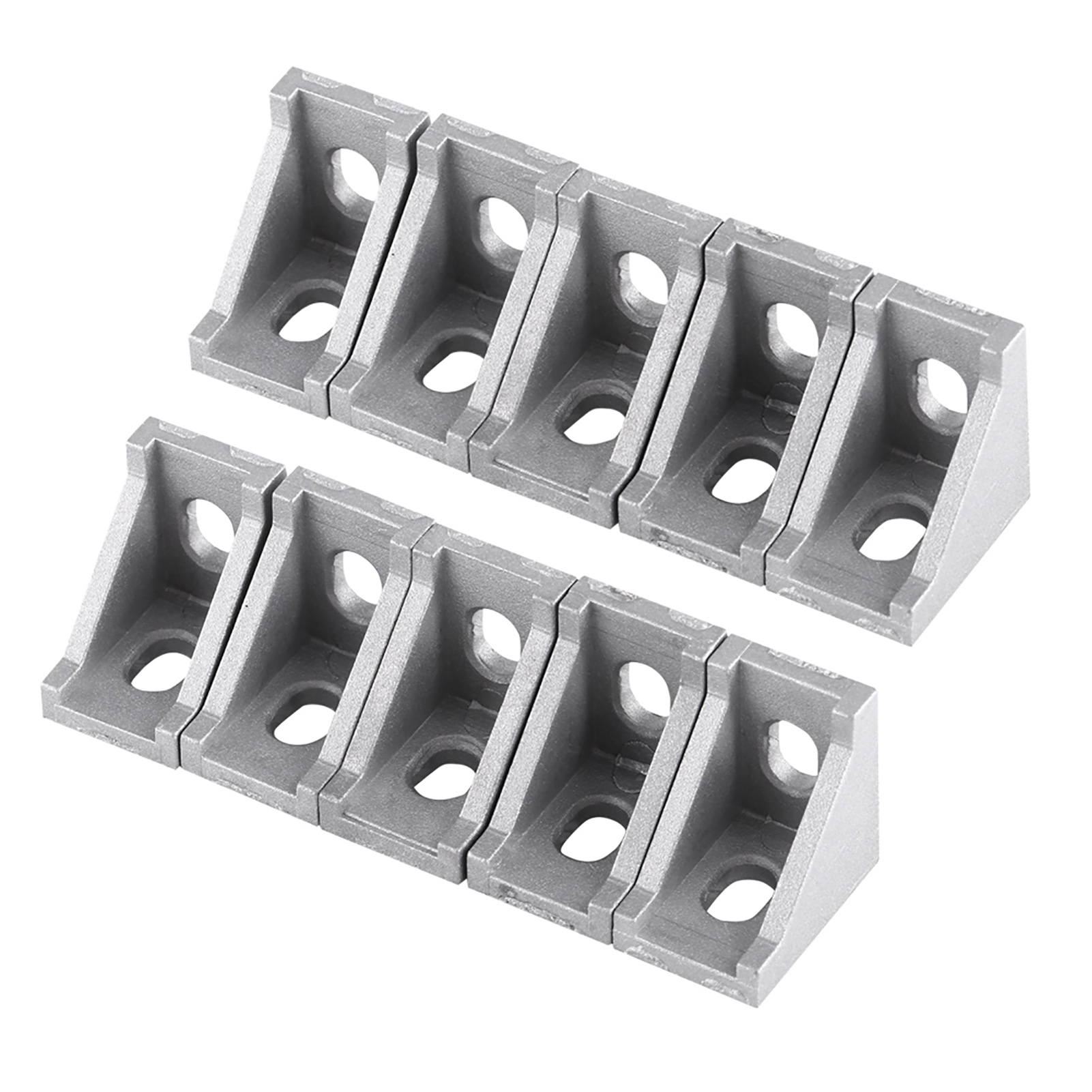 Befestigungswinkel Aus Aluminiumlegierung, Rechtwinkliger L-winkel, 10er-packung, 28x28 Mm, Verstärkungswinkel Zur Schnellbefestigung.