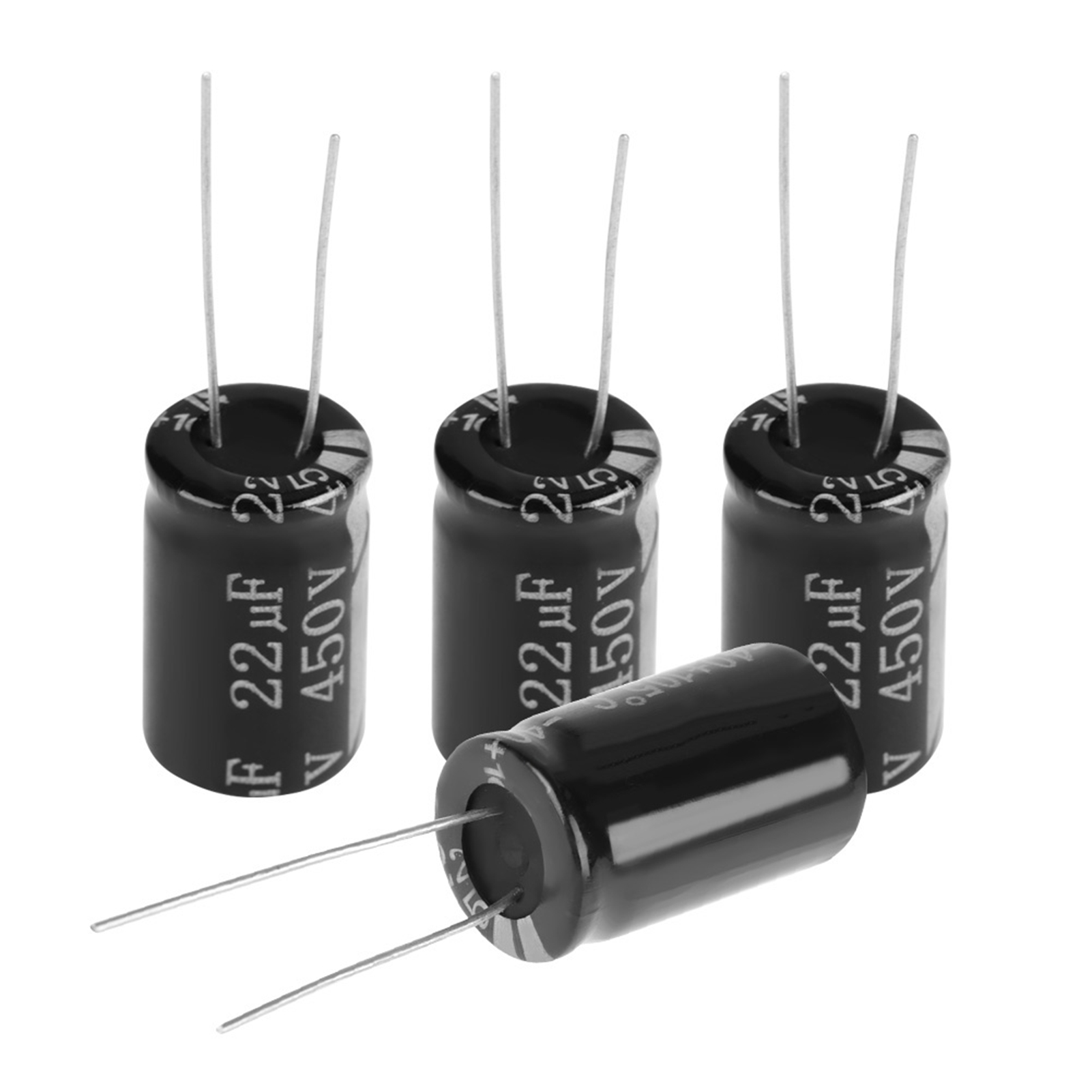 20 Axial Polarisierte Elektrolytkondensatoren 22µf 450v, Lange Zuleitungen, 105°c, Für Röhrenverstärker