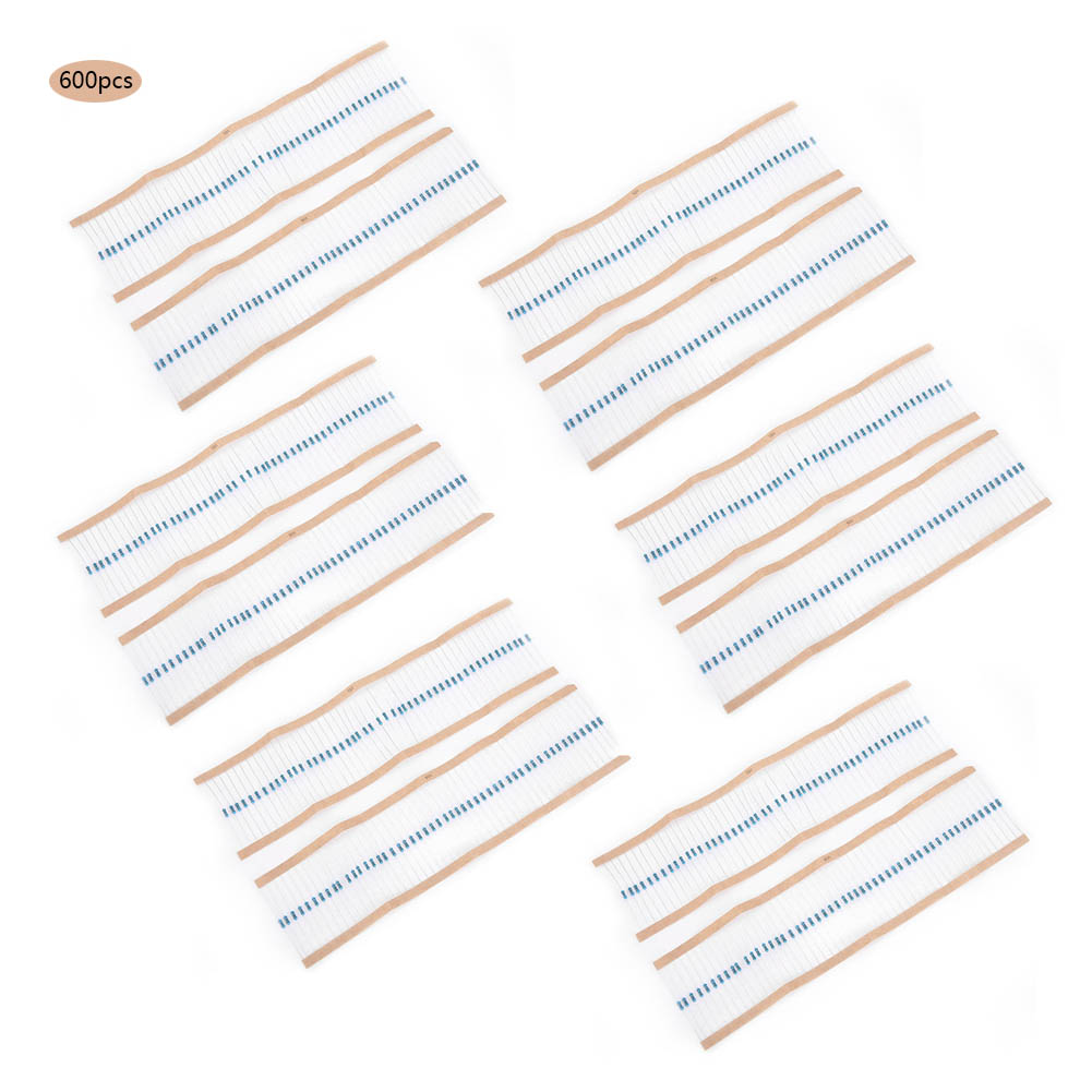 Packung Mit 600 Widerständen (1/4 W, 1 %) – Sortiment Mit 1 Kω, 2 Kω, 3 Kω Und 10 Kω – Präzisionselektronik-set