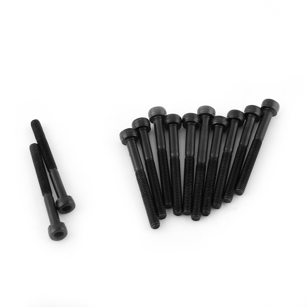 Schwarze M3-innensechskantschrauben, 24er-packung, Teilgewinde, 30 Mm Länge