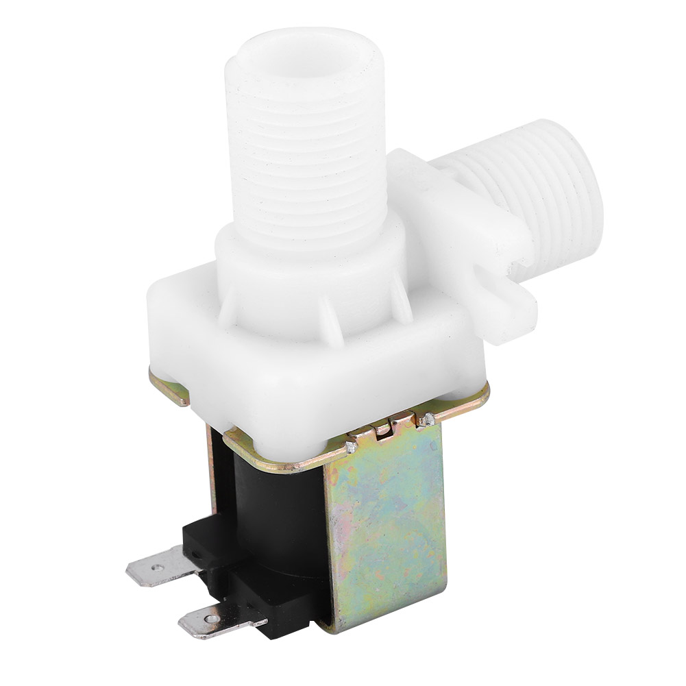 Winkel-magnetventil Aus Kunststoff, Wassereinlass-durchflussschalter, G1/4 Zoll, Normalerweise Geschlossen, Für Wasserspender, 220–240 V Wechselstrom