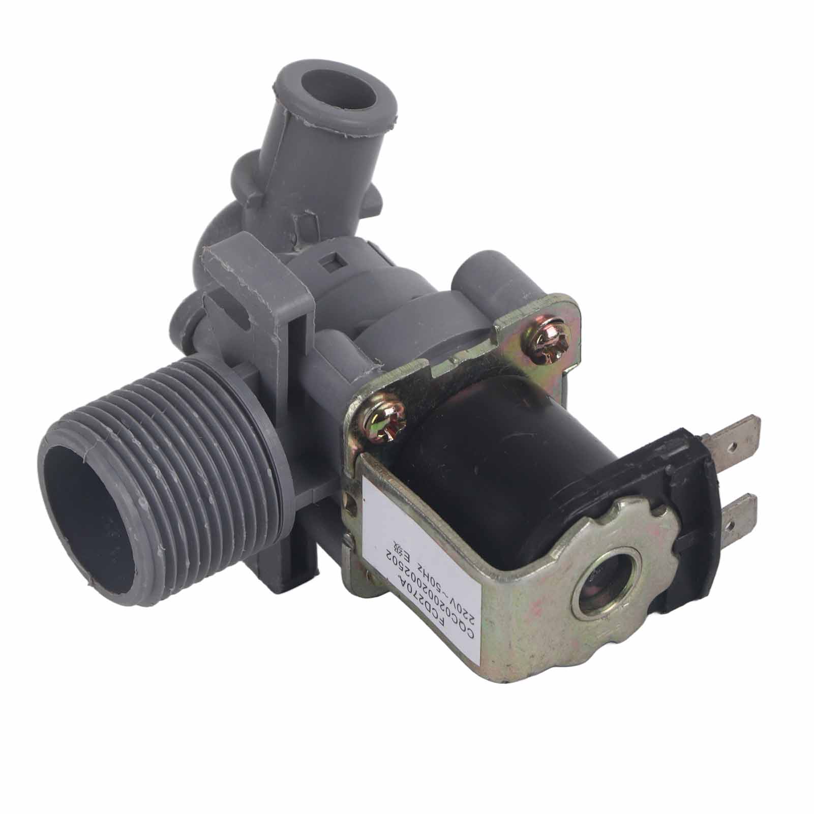 Wasserzulaufhahn Für Waschmaschine, Isoliertes Abs, Hocheffizienter Anschluss, Ac220v Durchflussregler