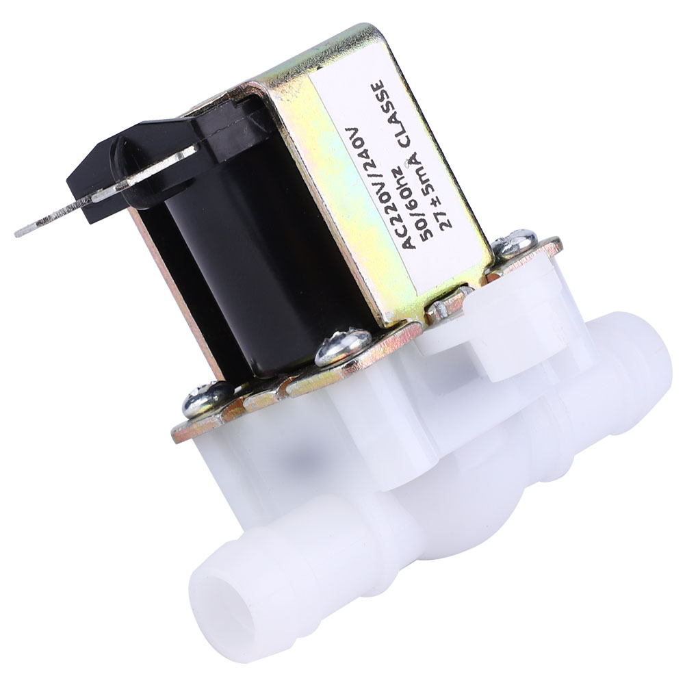 Kunststoff-magnetventil G3/8 Außendurchmesser 12 Mm, Normalerweise Geschlossen, Wassereinlass 220 V/240 V