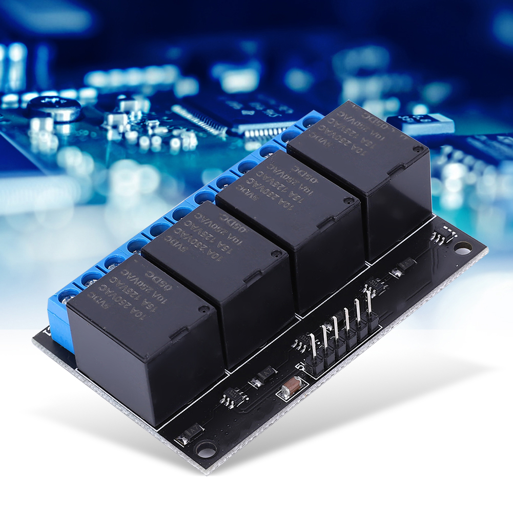 4-kanal-bistabiles Selbstverriegelndes Relaismodul Mit Mcu-taster, 5-v-steuerung Für Niedrige Pegel, Präzisionsschalter