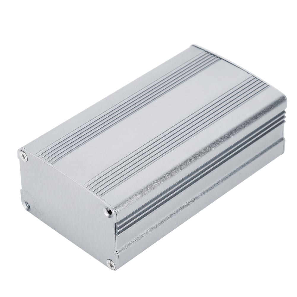 38 X 63 X 110 Mm Großes, Graues Aluminium-gehäuse Für Elektronikmontage Mit Kühlkörper, Schutzgehäuse Für Diy-projekte, Robustes Und Leichtes Gehäuse