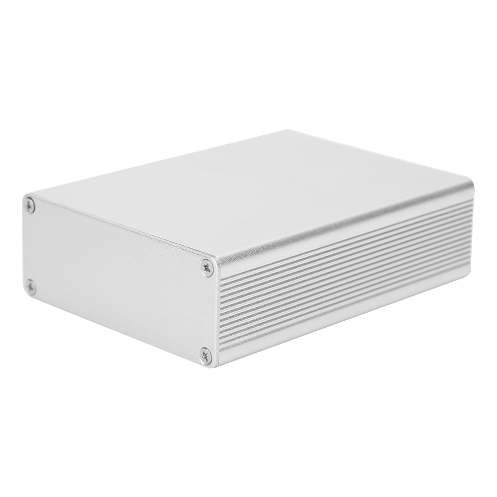 Diy-elektronikgehäuse Aus Mattsilbernem Aluminium, 29x74x100mm Leiterplatten-anschlussdose, Montagebox Für Elektronikprojekte.