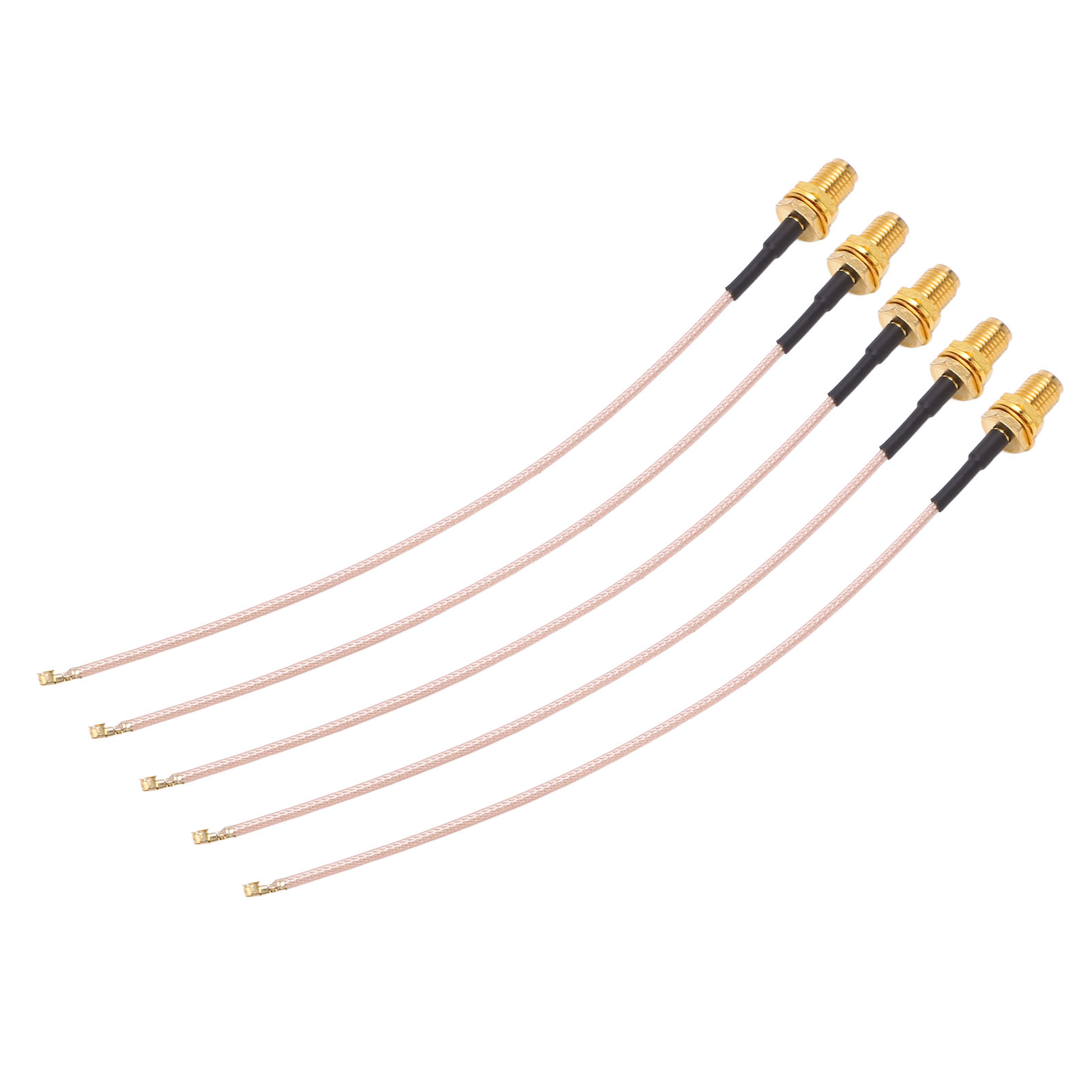 Sma Auf Ipex Rg178 Koaxial-hf-kabel, 5er-pack, Doppelschichtabschirmung, Koaxialkabel Für Gps-systeme, Hochfrequenz, Antennenanschluss