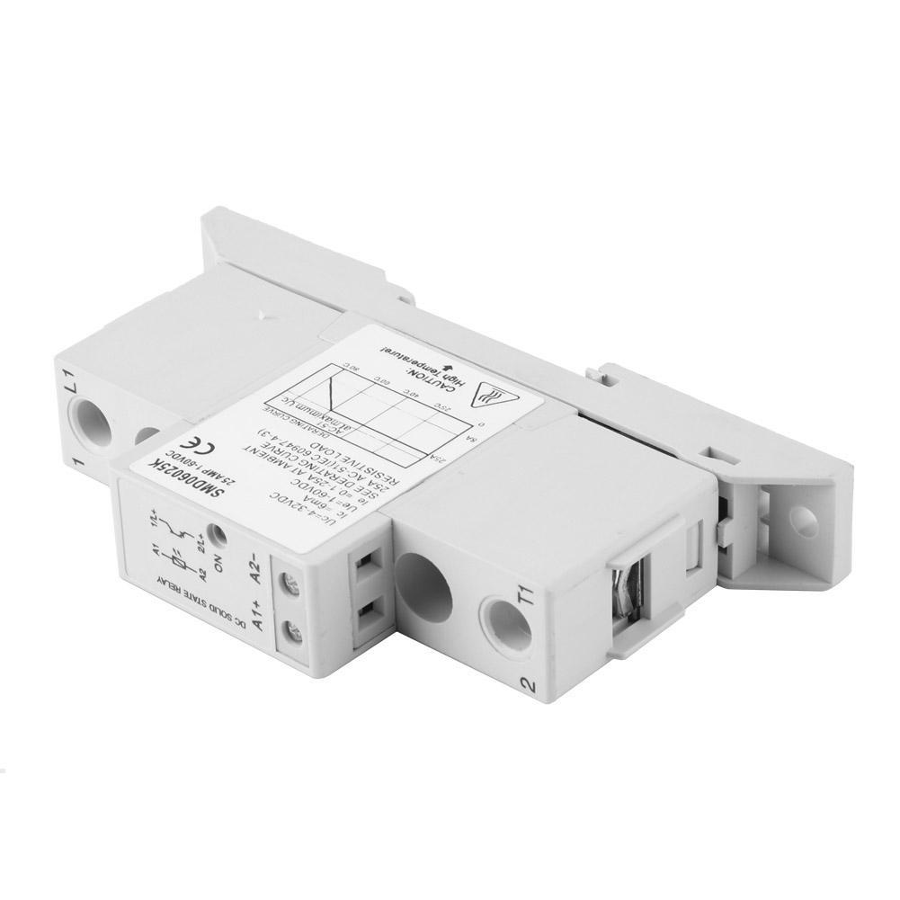 Einphasiges 100-a-gleichstrom-halbleiterrelais, Din-schienenmodul, Gleichstromsteuerung, Gleichstromausgang, Dsmd100015s