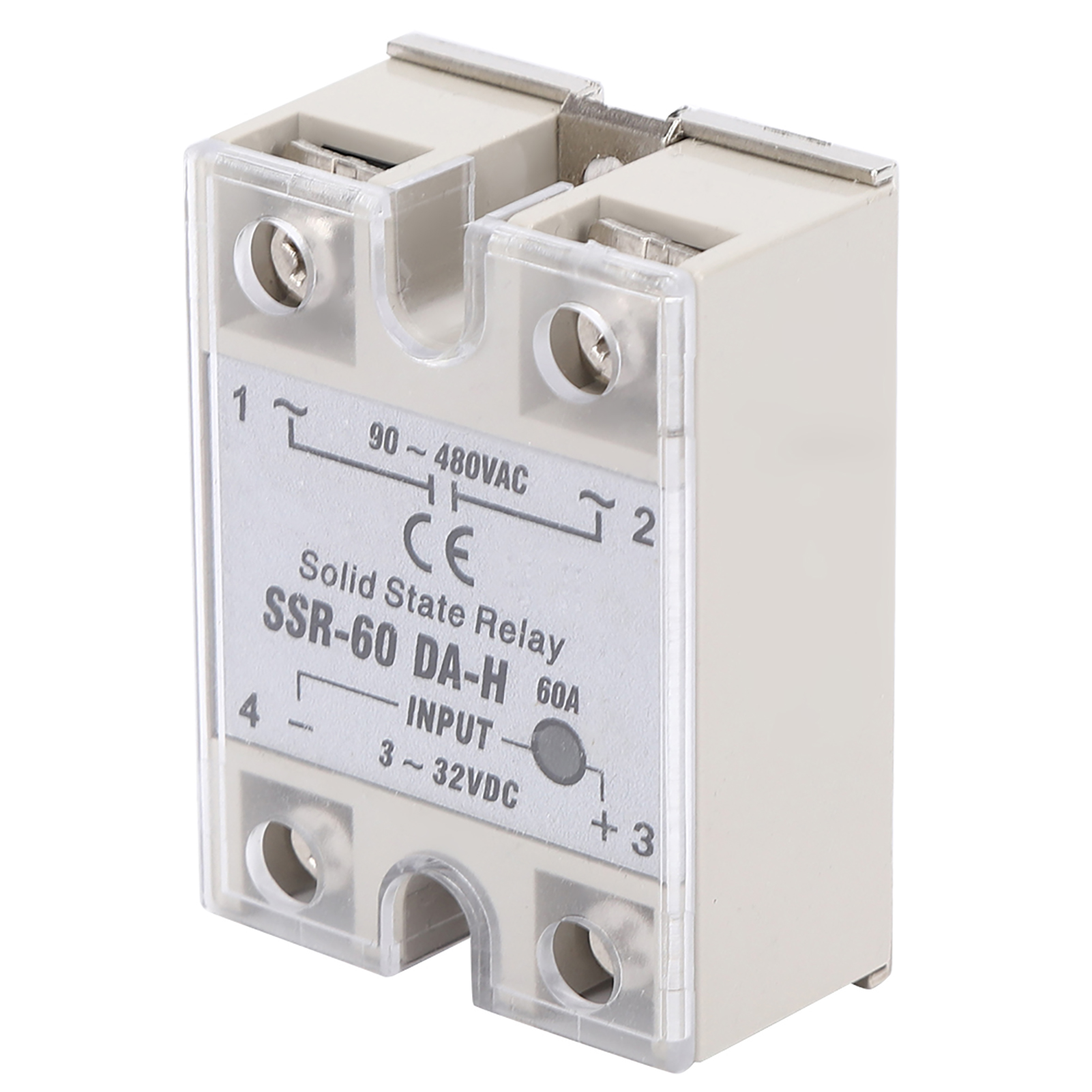 Dc-ac Ssr Kontaktloses Halbleiterrelais 60a, Hochwertiger Schalter, Ssr-60a-da-h Modul Für Industrielle Steuerungen.