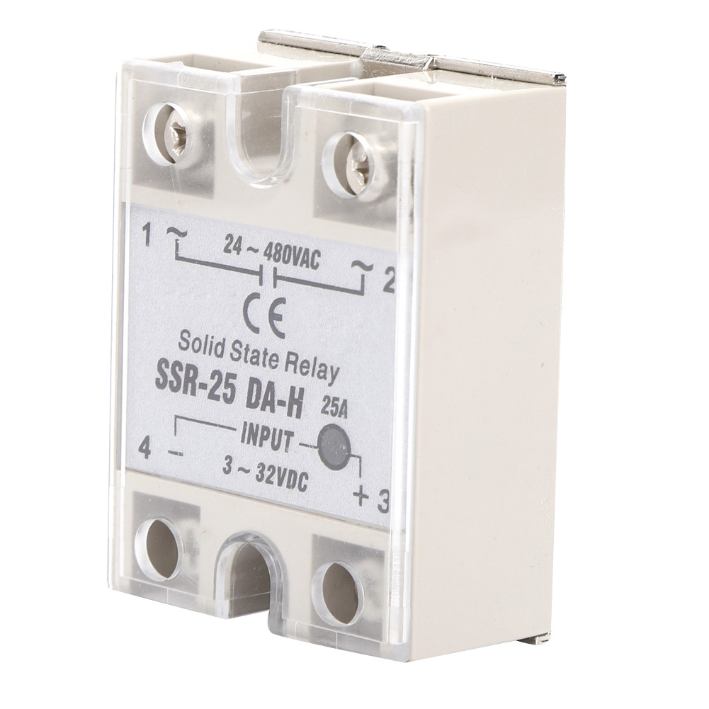 Ssr-25a Da Halbleiterrelais, Kontaktloser Dc/ac-schalter, Modul Mit Aluminium-kühlkörper, 25a.