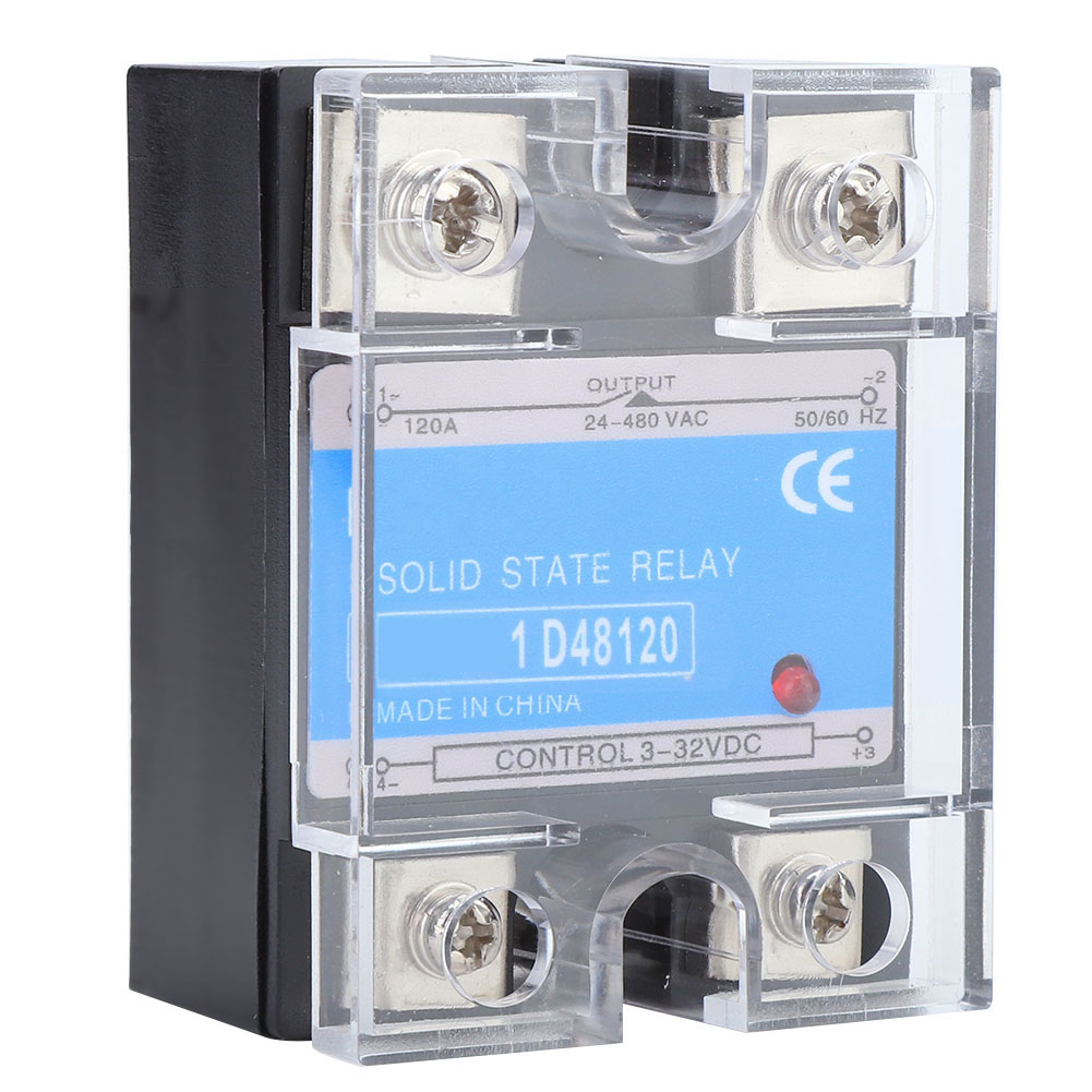 Ssr-halbleiterrelais 3-32 Vdc Eingang 24-480 Vac Last Dc Ac Elektrische Geräte (berm-1d 48120)