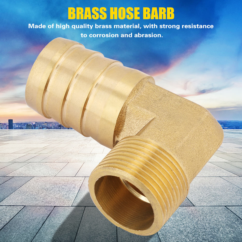 3/4"-winkelverschraubung Aus Messing Mit 25-mm-schlauchanschlüssen Für Rohre, Rohrverbinder