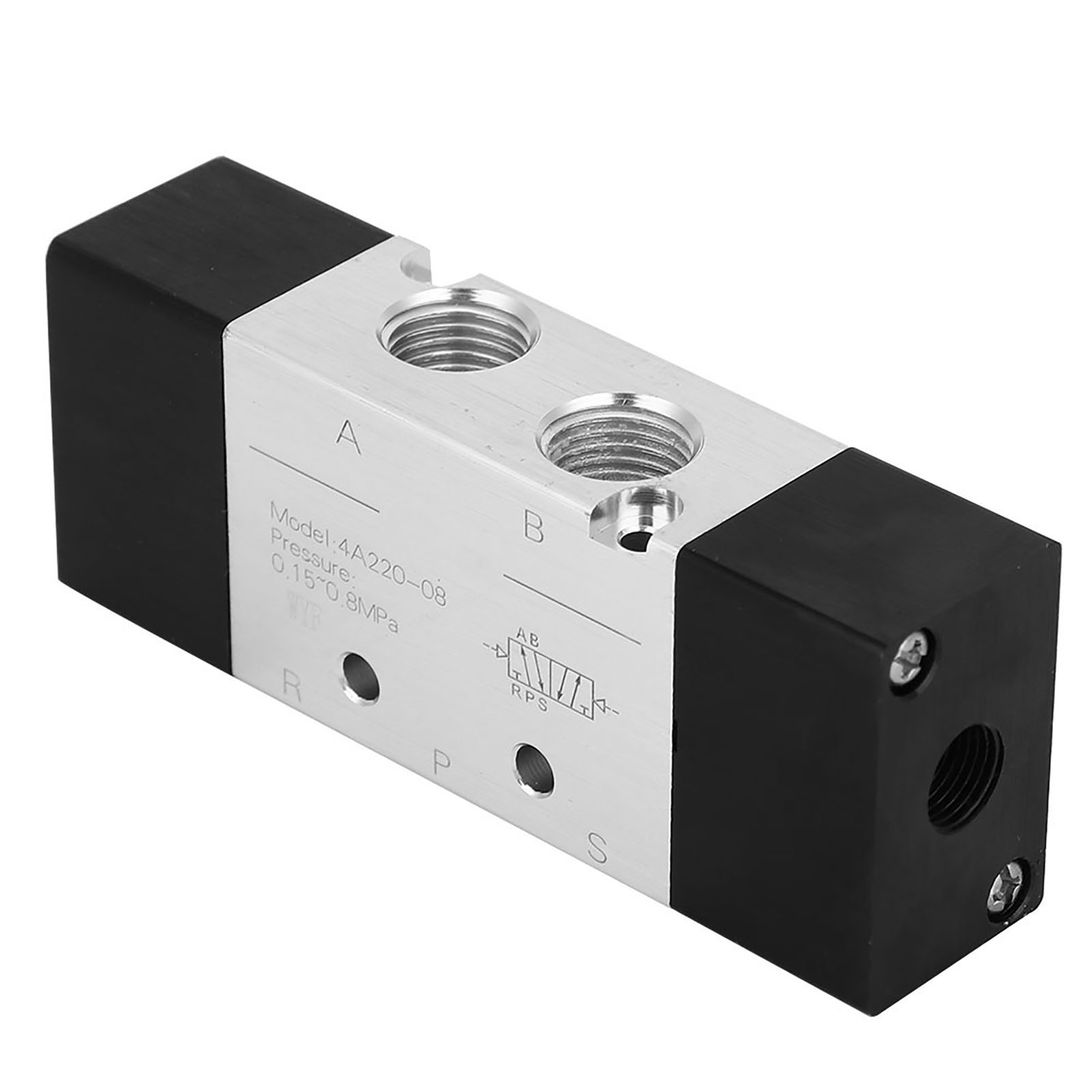 4a220-08 Pneumatisches 2-wege-magnetventil, 5-positionen, Pt1/4-zoll-ein-/ausgang, Höchste Qualität