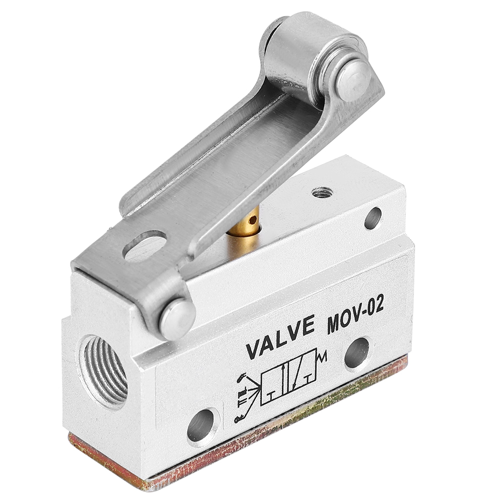 Mov-02 Mechanisches Hebel-pneumatikventil, G1/8 Gewinde, 0-0,8 Mpa, Manuell Betätigtes Luftventil