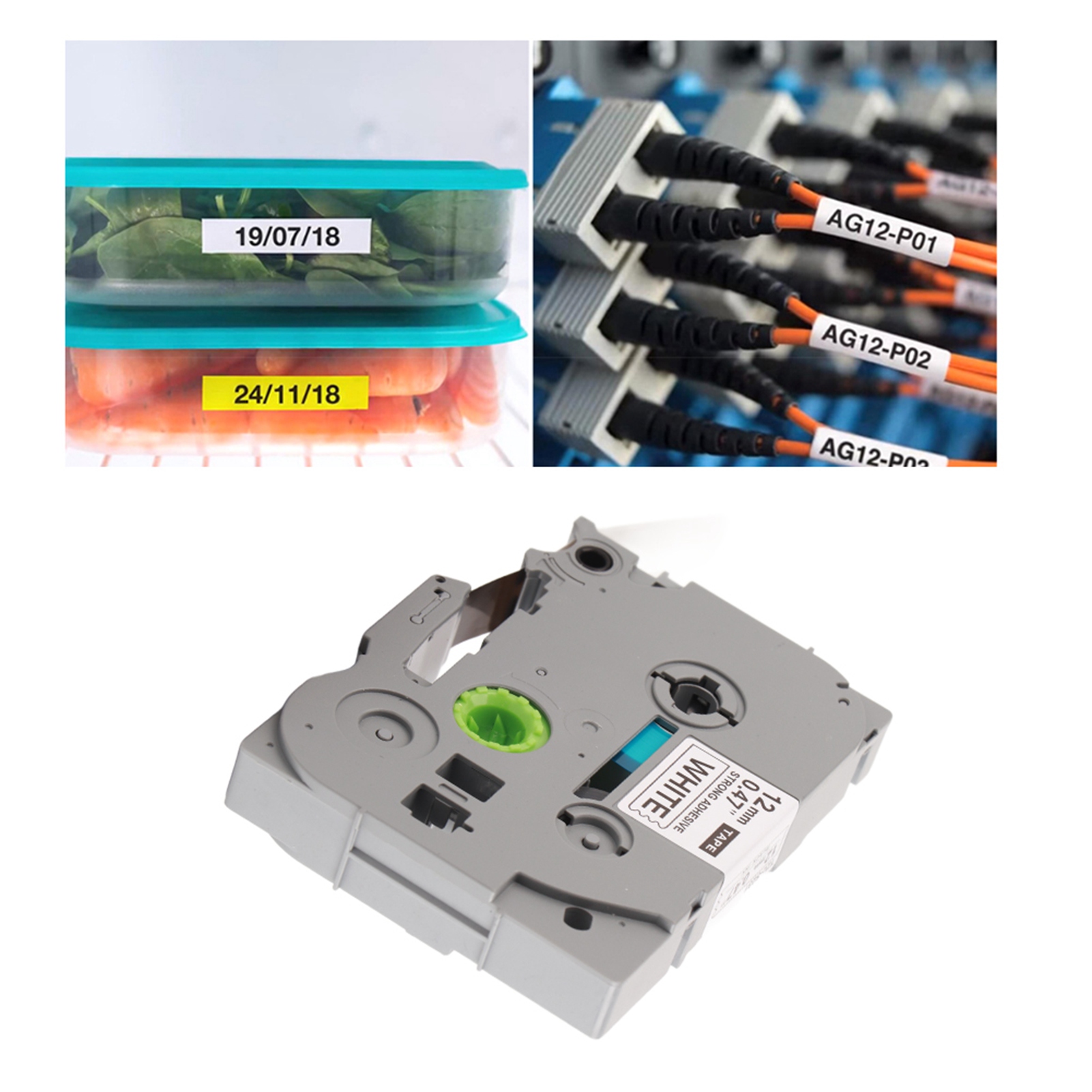 Brother Tz231 12 Mm Hochleistungs-etikettenband, Stark, Laminiert, Chinesischer Standard, Professionelle Qualität