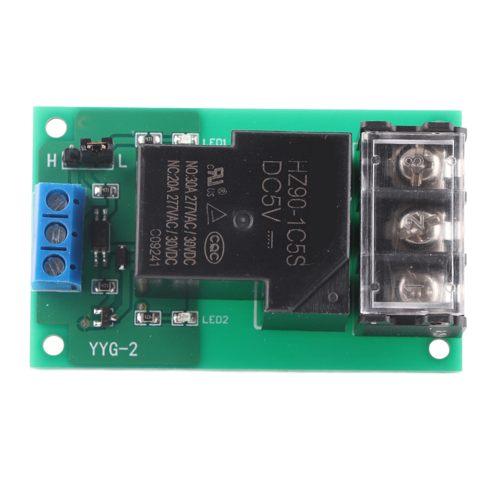 Yyg-2 Dc5v 30a Isoliertes Optokopplerrelais, High/low-pegelansteuerung, Unidirektionales Hochleistungsmodul