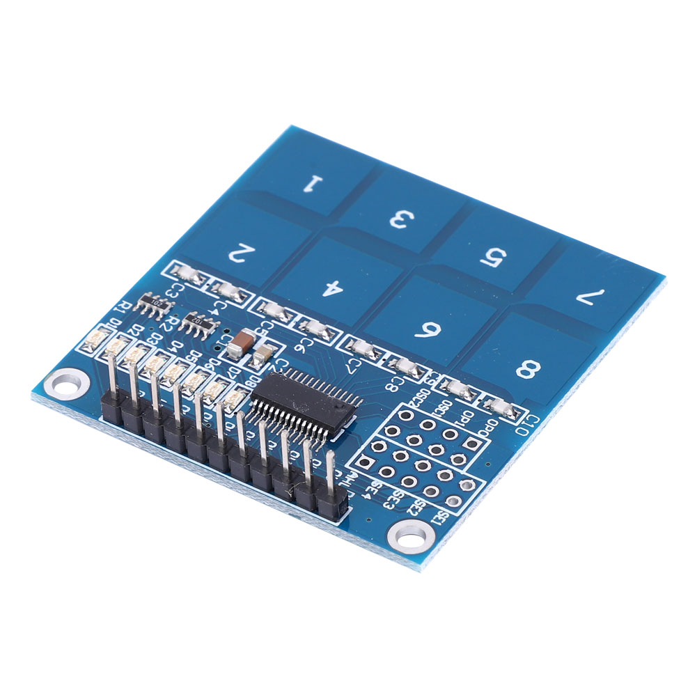 Ttp226 Modul 8-kanal Kapazitiver Berührungssensor Digitalschalter Für Arduino Diy