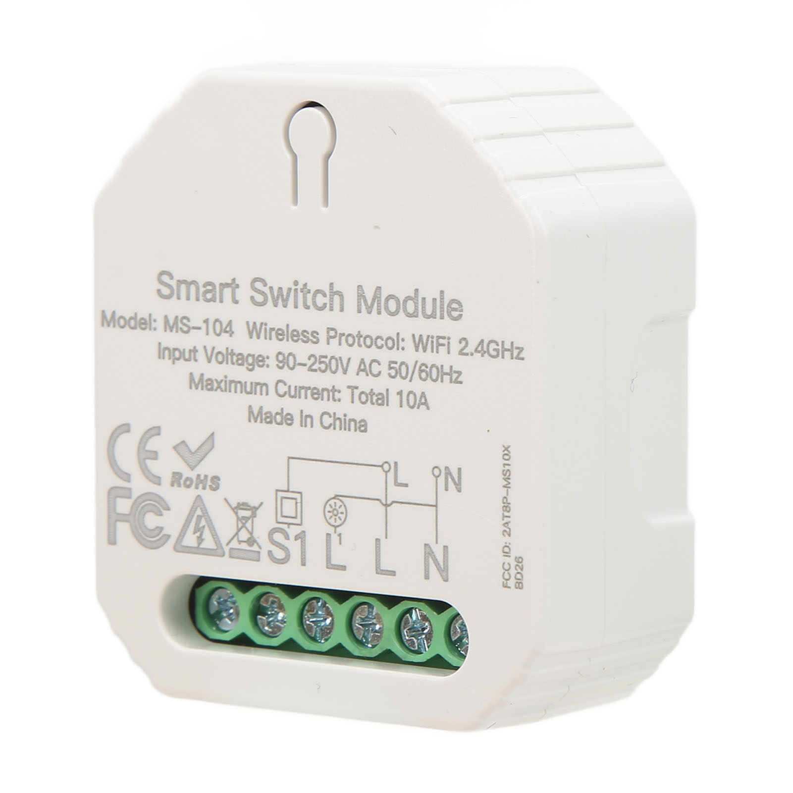 Intelligenter Wlan-bluetooth-fernbedienungstimer Mit Diy-leistungsschalter Für Tuya 90-250v