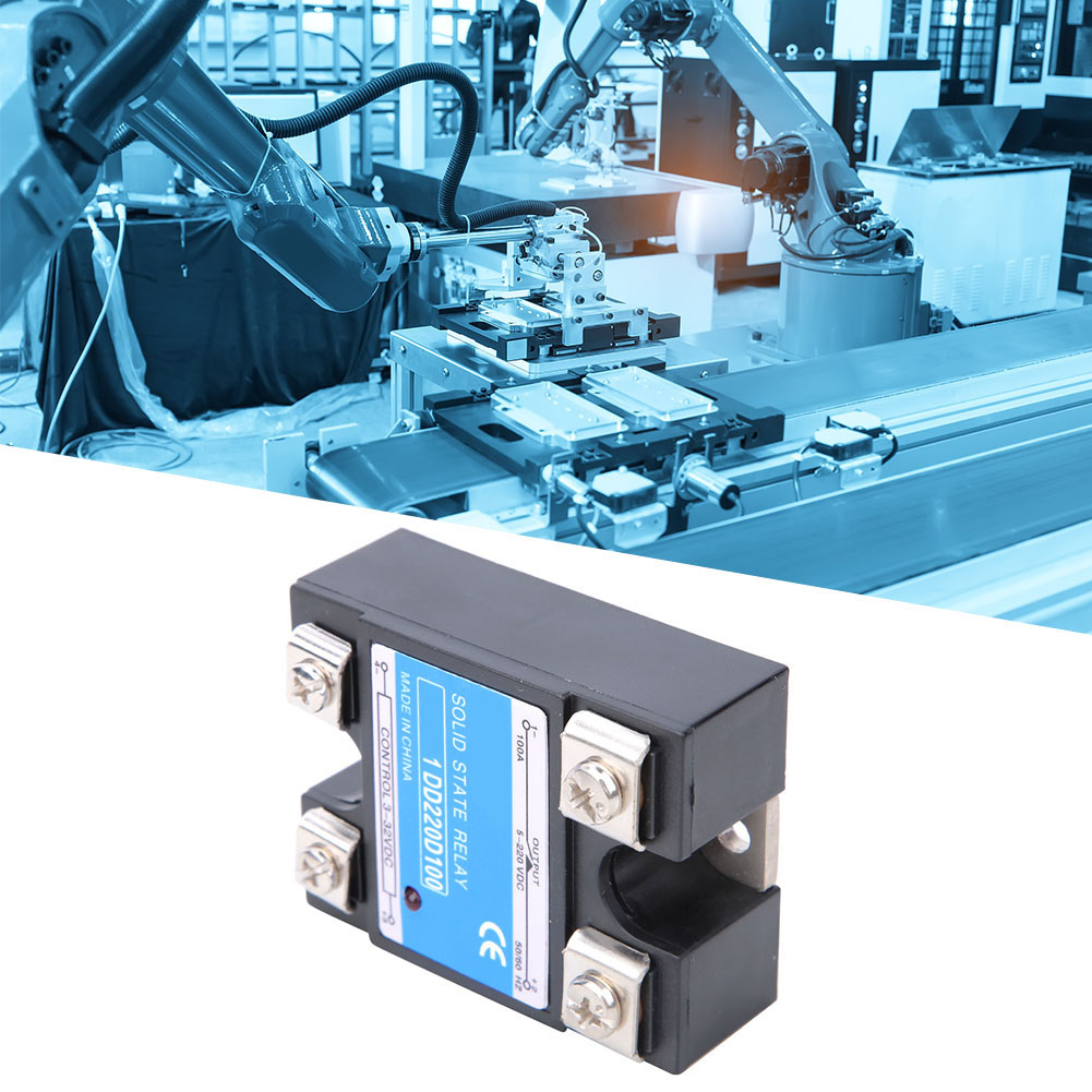 Dc-halbleiterrelais (ssr) Eingang 3–32 V Dc, Last 5–220 V Dc, Steuerung 100 A