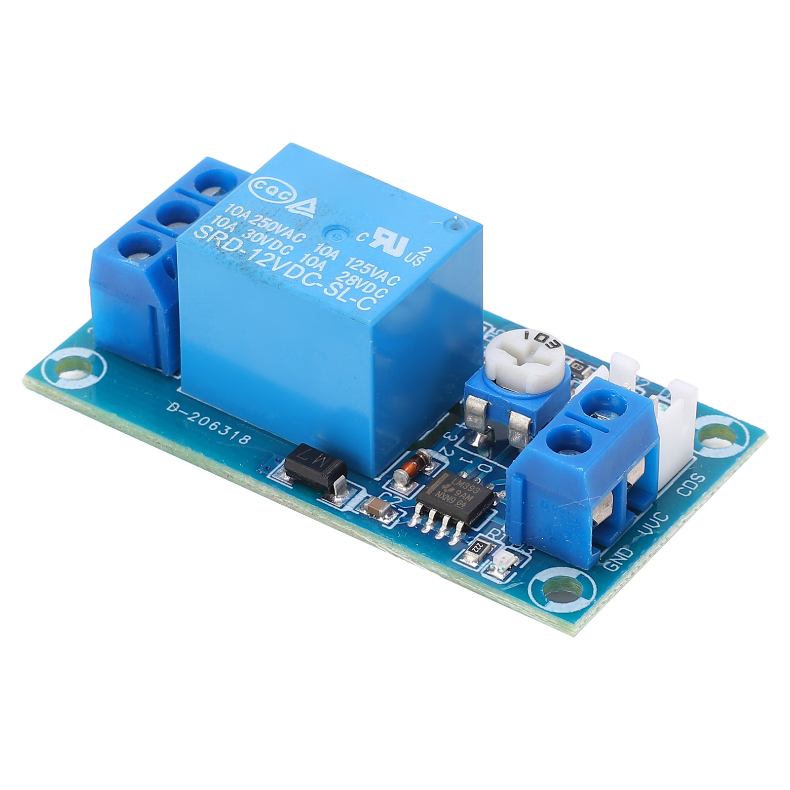 Modul 4: Lichtempfindliche Optische Relais 12 V 10 A, Lichtsensor, Verschleißfest, Fotoelektrischer Schalter Für Die Automatisierung