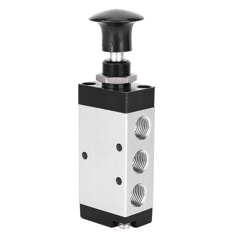 Pneumatikventil 5/2" Mit Handhebel, 2 Positionen, Aluminium, 1/4" Bsp, 6 Bar