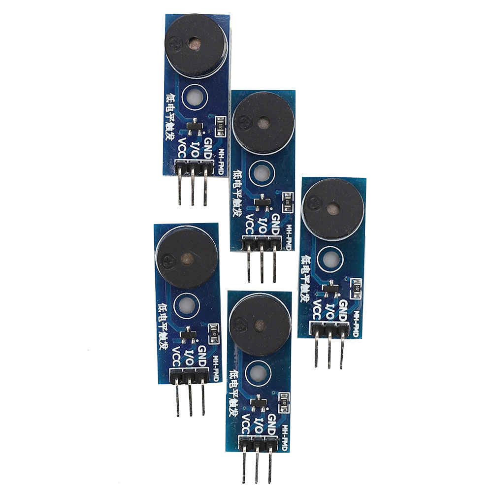 5-teiliges Passives Summermodul, Low-level-trigger, 3,3–5 V, 3-polige Steuerung