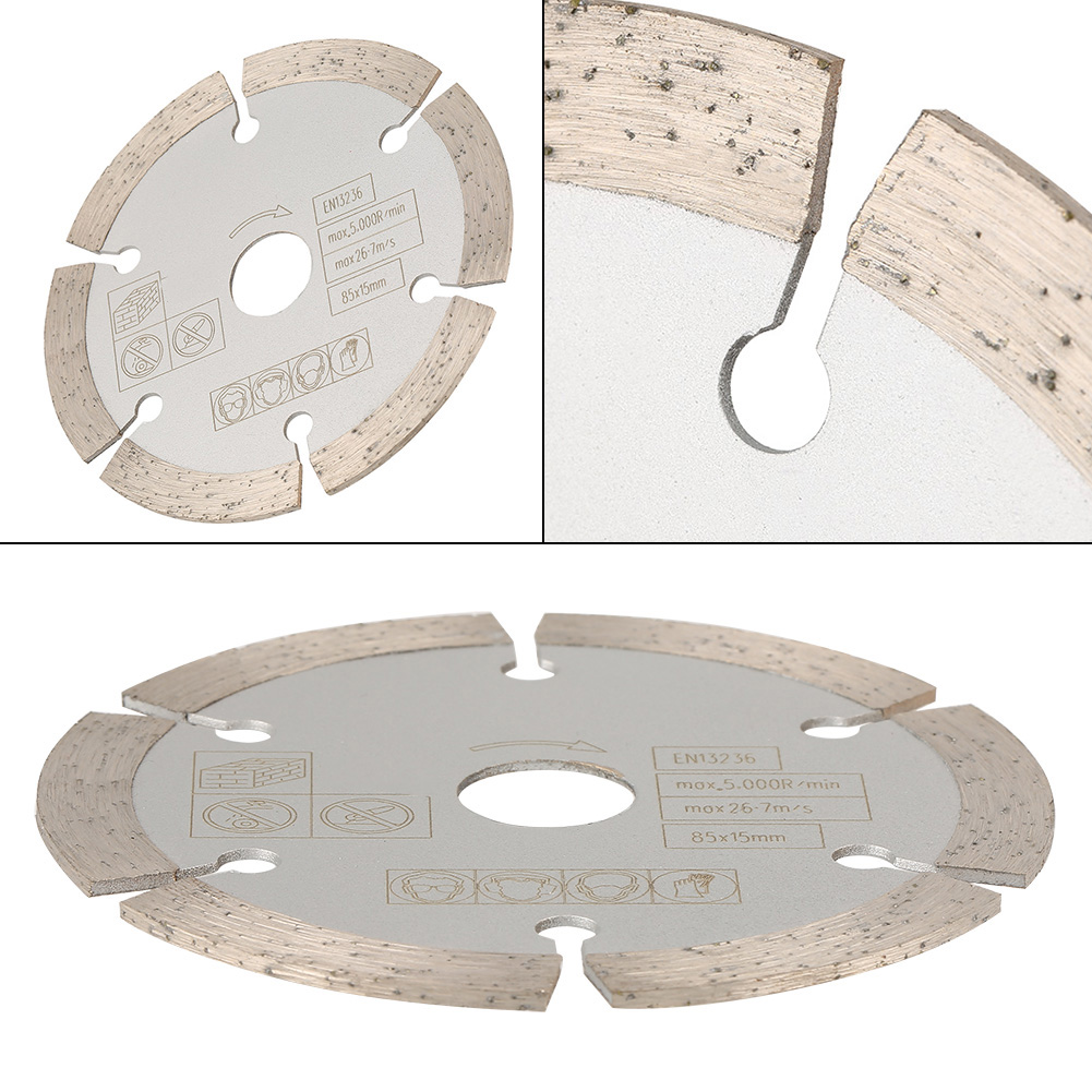 85x15mm Diamanttrennscheibe Für Rotierende Holzbearbeitungswerkzeuge, Präziser Kreisschnitt