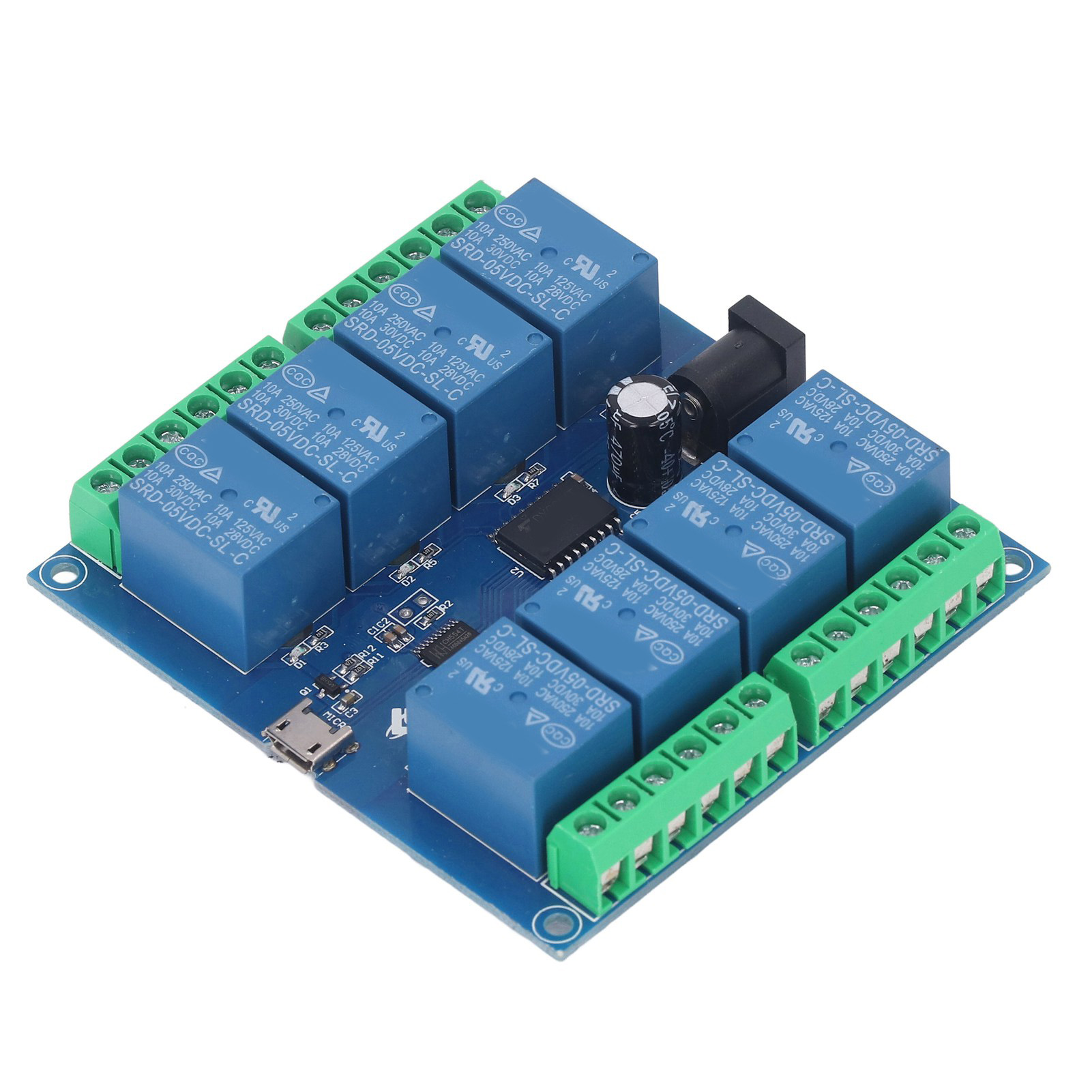 8-kanal 5v Stabiles Usb-relaismodul, Intelligente Steuerplatine Für Mechatronik