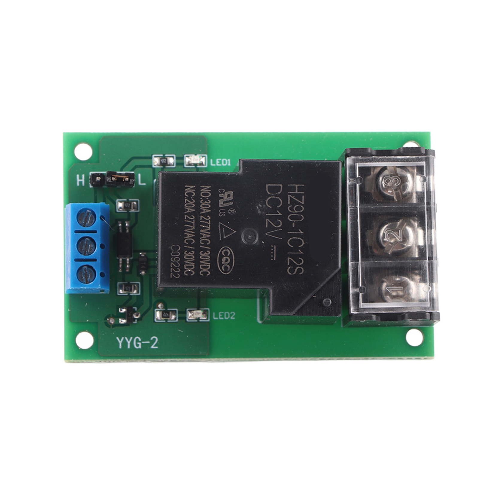 Yyg-2 Dc12v 30a Optokoppler-isolationsmodul-relais, Unidirektionale High/low-pegelansteuerung, Hohe Leistung
