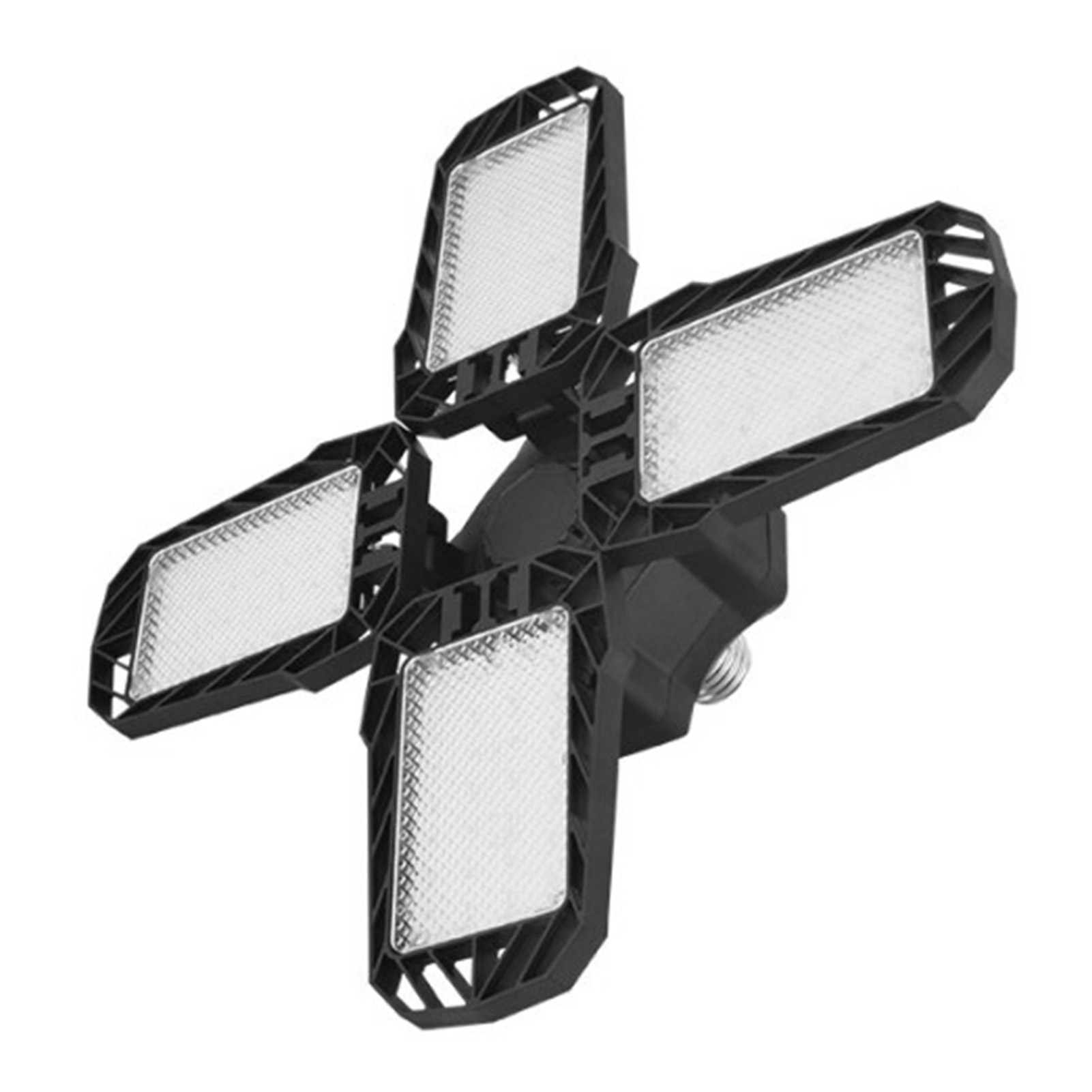 Faltbare Led-garagenleuchte Mit 4 Paneelen, 60 W, 6500 K Kaltweiß, Faltbare Beleuchtung Für Werkstatt, Wohnzimmer