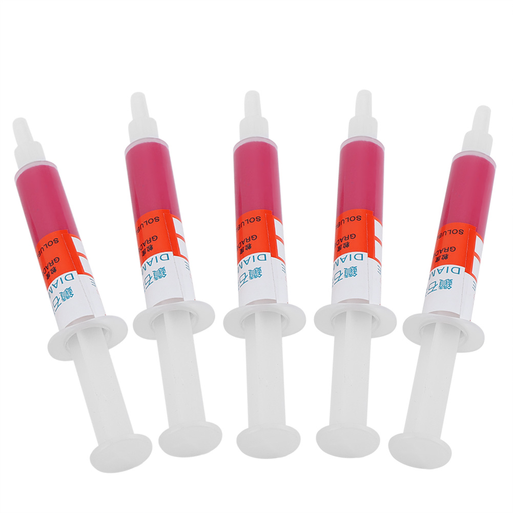 5-teiliges Diamantpolierset, W2.5 4000 Honschleifpaste, Nadelrohr, Präzisionsfinish.