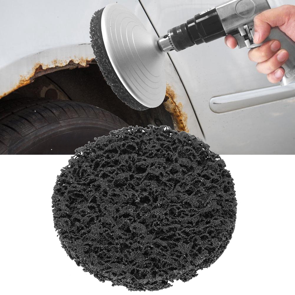 Schwarze Diamantpolierscheibe (100 X 6 Mm) Mit Griff, Zubehör Für Elektrowerkzeuge, Wasserfest, Zum Feinschleifen Von Metall, Hochleistungsschleifmittel