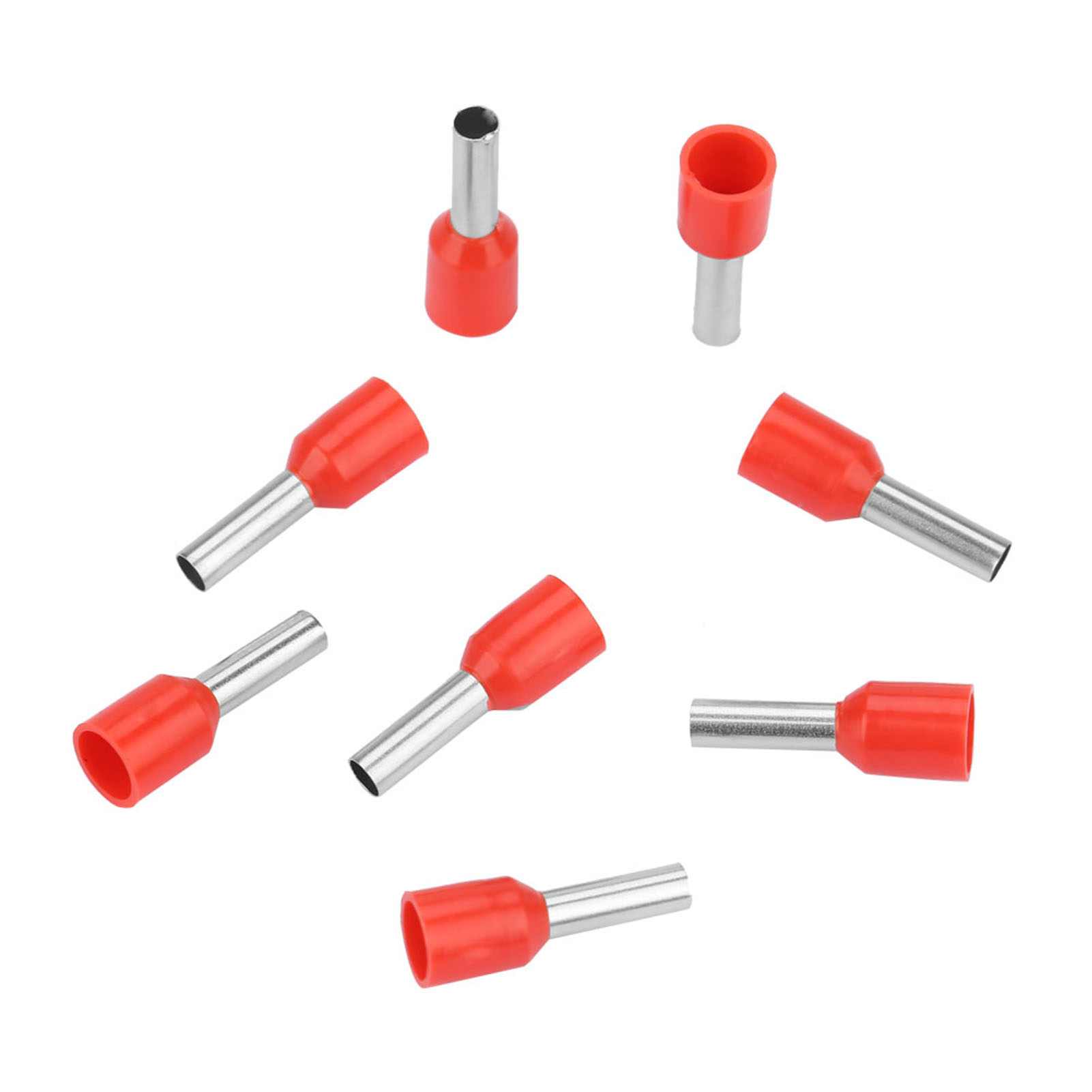 Satz Mit 500 E2508 Crimp-buchsen, Rot Isolierte Kabelverbinder