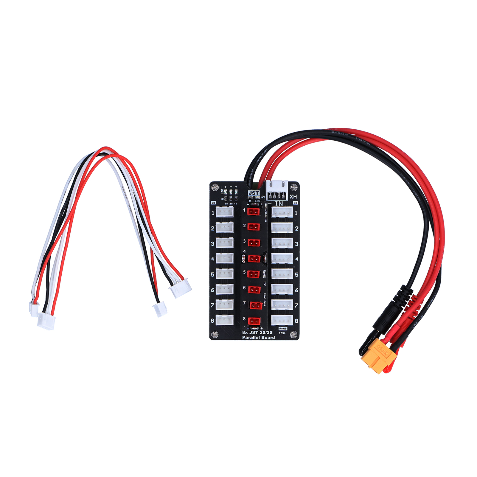 Jst Xh 2s/3s Dual-parallel-lithium-akkuladegerät Für Imax B6 B6ac, Stecker, 2-3s