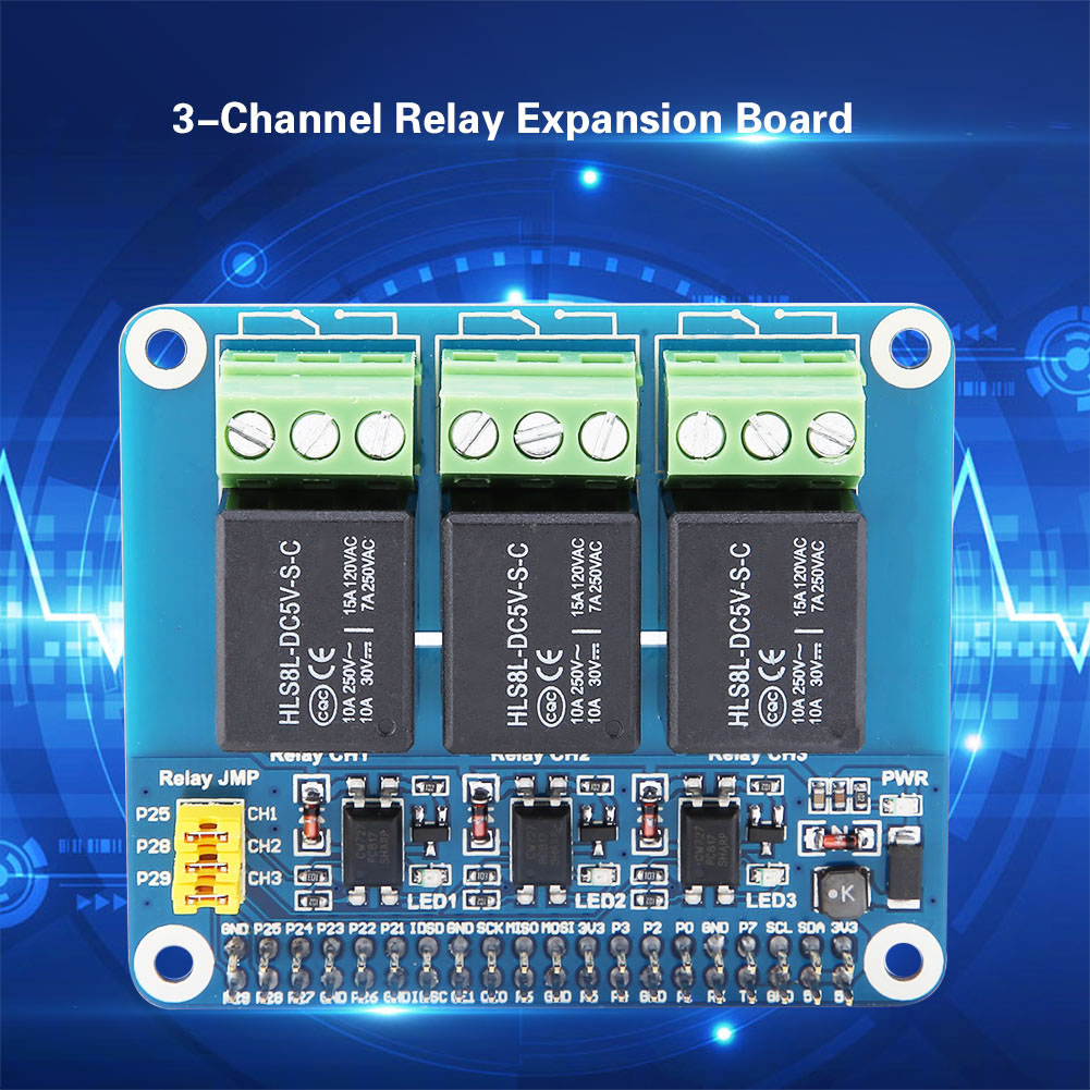3-kanal-relaismodul Für Raspberry Pi A+/b+/2b/3b/3b+, Erweiterungsplatine