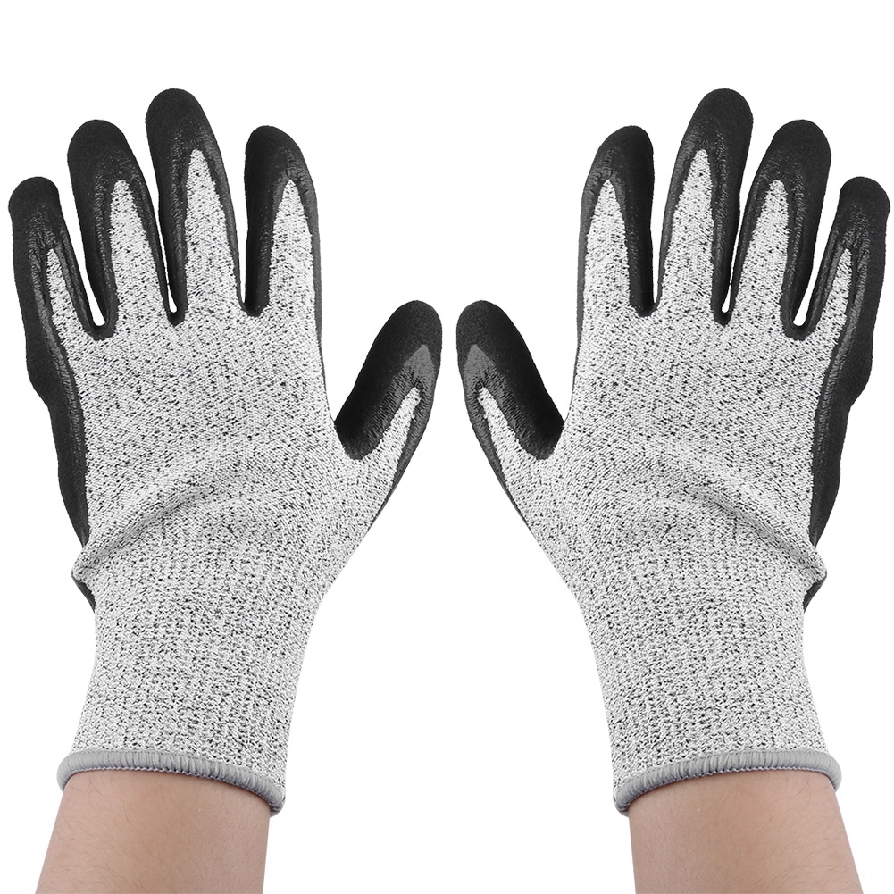 Paar Schnittfeste Hppe-handschuhe, Abriebfeste Arbeitshandschuhe, 2er-packung, Für Die Metallurgische Industrie Und Werkstatt.