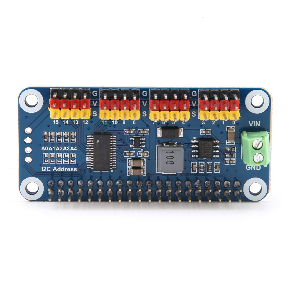 16-kanal-aktuatortreiberplatine, 2-bit-auflösung Für Raspberry Pi