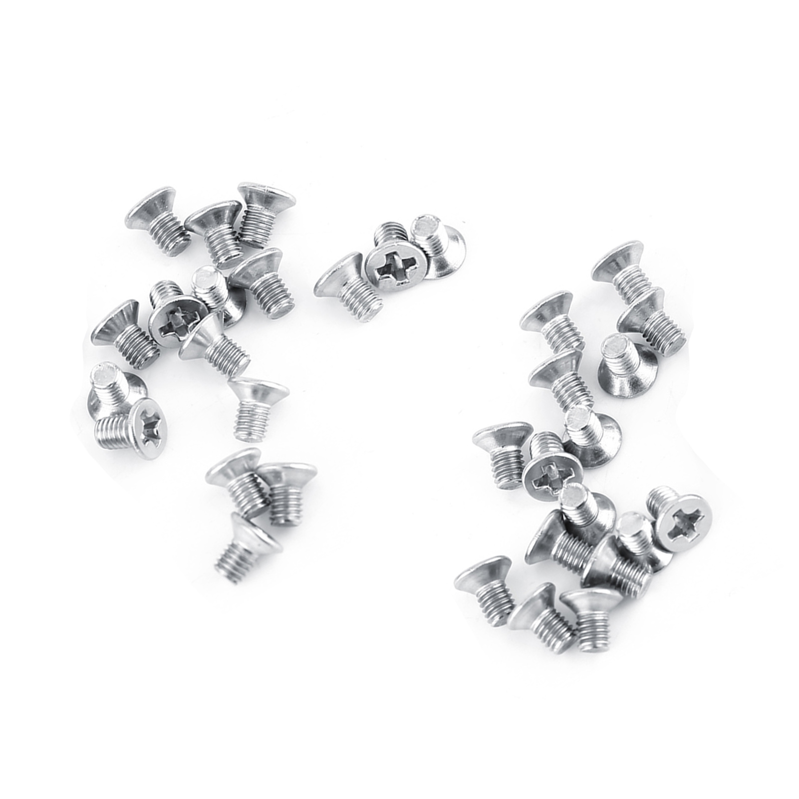 Packung Mit 100 Flachkopf-senkkopfschrauben Aus Edelstahl Ss304, M3x4 Maschinenbefestigungsschrauben, Reparaturwerkzeug Und Zubehör
