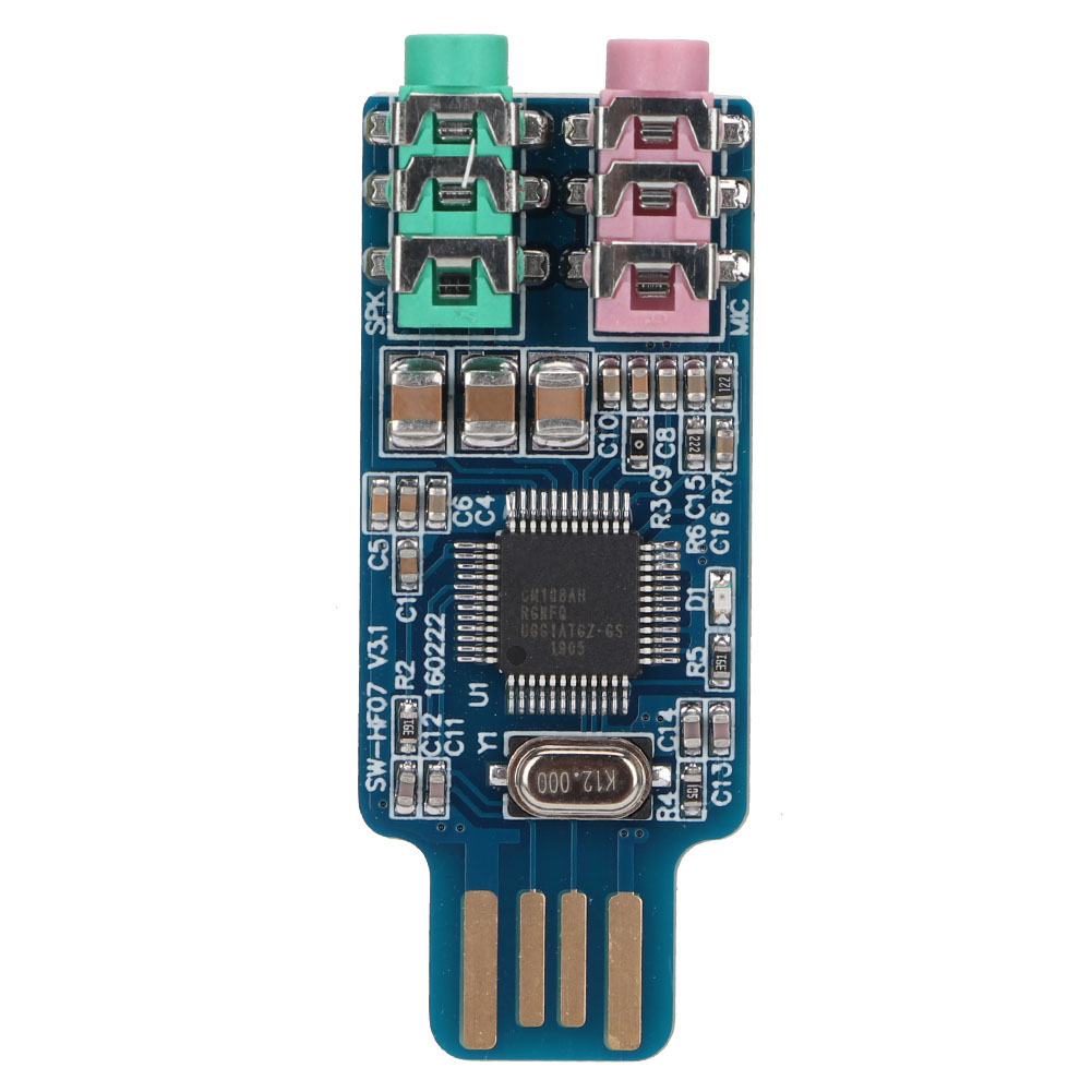 Cm108 Usb-soundkarte Ohne Treiber, Externer Audioadapter Für Laptop Und Desktop-pc